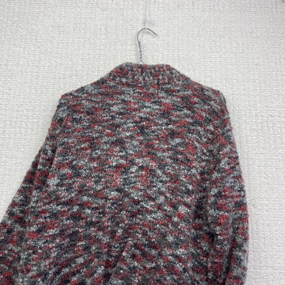 Woolrich Button Up Sweater Black / Red Women Size 2XL Wool Blend 9641 Cozy Knit - Picture 10 of 12